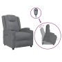 Sillón elevable cuero sintético gris de vidaXL, Sillones - Ref: Foro24-3124571, Precio: 347,09 €, Descuento: %