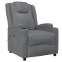 Sillón elevable cuero sintético gris de vidaXL, Sillones - Ref: Foro24-3124571, Precio: 347,09 €, Descuento: %