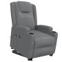 Sillón elevable cuero sintético gris de vidaXL, Sillones - Ref: Foro24-3124571, Precio: 347,09 €, Descuento: %