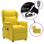 Light Yellow Fabric Electric Recliner by vidaXL, Armchairs - Ref: Foro24-3124674, Price: 251,74 €, Discount: %