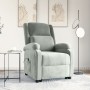 Light gray velvet lift chair by vidaXL, Armchairs - Ref: Foro24-3124825, Price: 335,17 €, Discount: %