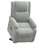 Light gray velvet lift chair by vidaXL, Armchairs - Ref: Foro24-3124825, Price: 335,99 €, Discount: %