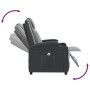 Sillón elevable cuero sintético negro de vidaXL, Sillones - Ref: Foro24-3124568, Precio: 438,09 €, Descuento: %