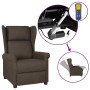 Dark Brown Fabric Power Recliner Wing Chair by vidaXL, Armchairs - Ref: Foro24-3098324, Price: 286,20 €, Discount: %