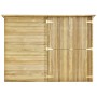 Cobertizo para jardín de madera pino impregnada 232x110x170 cm de vidaXL, Cobertizos - Ref: Foro24-46363, Precio: 641,49 €, D...