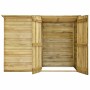 Cobertizo para jardín de madera pino impregnada 232x110x170 cm de vidaXL, Cobertizos - Ref: Foro24-46363, Precio: 641,49 €, D...