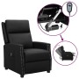 Sillón reclinable eléctrico de cuero sintético negro de vidaXL, Sillones - Ref: Foro24-3098478, Precio: 252,99 €, Descuento: %