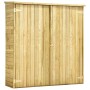 Caseta herramientas jardín madera pino impregnada 163x50x171 cm de vidaXL, Cobertizos - Ref: Foro24-46362, Precio: 547,20 €, ...