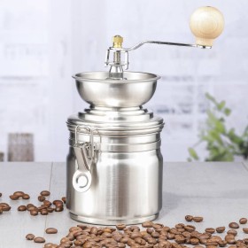 HI Stainless steel manual coffee grinder by HI, coffee grinders - Ref: Foro24-435274, Price: 25,80 €, Discount: %