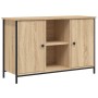 TV cabinet engineered wood Sonoma oak 100x35x65 cm by vidaXL, TV Furniture - Ref: Foro24-832779, Price: 92,20 €, Discount: %