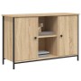 TV cabinet engineered wood Sonoma oak 100x35x65 cm by vidaXL, TV Furniture - Ref: Foro24-832779, Price: 92,20 €, Discount: %