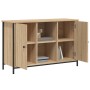 TV cabinet engineered wood Sonoma oak 100x35x65 cm by vidaXL, TV Furniture - Ref: Foro24-832779, Price: 92,20 €, Discount: %