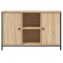 TV cabinet engineered wood Sonoma oak 100x35x65 cm by vidaXL, TV Furniture - Ref: Foro24-832779, Price: 92,20 €, Discount: %