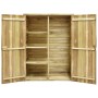 Caseta herramientas jardín madera pino impregnada 123x50x171 cm de vidaXL, Cobertizos - Ref: Foro24-46361, Precio: 350,99 €, ...