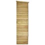 Caseta herramientas jardín madera pino impregnada 123x50x171 cm de vidaXL, Cobertizos - Ref: Foro24-46361, Precio: 350,99 €, ...