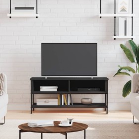 Black plywood TV cabinet 100x35x45 cm by vidaXL, TV Furniture - Ref: Foro24-832783, Price: 49,99 €, Discount: %