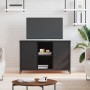 Black engineered wood TV cabinet 100x35x65 cm by vidaXL, TV Furniture - Ref: Foro24-832778, Price: 86,81 €, Discount: %