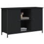 Black engineered wood TV cabinet 100x35x65 cm by vidaXL, TV Furniture - Ref: Foro24-832778, Price: 86,81 €, Discount: %