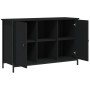 Black engineered wood TV cabinet 100x35x65 cm by vidaXL, TV Furniture - Ref: Foro24-832778, Price: 86,81 €, Discount: %