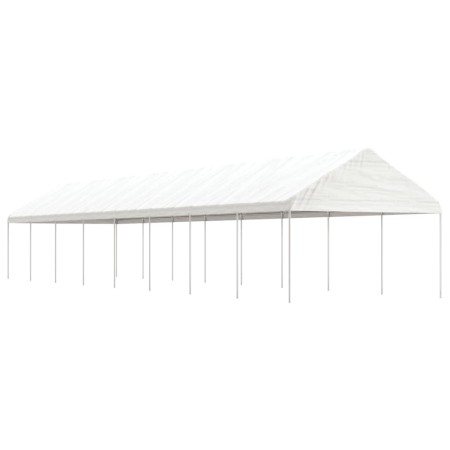 Cenador con techo polietileno blanco 17,84x4,08x3,22 m de vidaXL, Carpas y cenadores - Ref: Foro24-3155516, Precio: 676,96 €,...