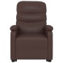 Sillón elevable cuero sintético marrón de vidaXL, Sillones - Ref: Foro24-3120400, Precio: 339,94 €, Descuento: %