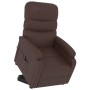 Sillón elevable cuero sintético marrón de vidaXL, Sillones - Ref: Foro24-3120400, Precio: 339,94 €, Descuento: %