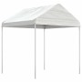 Cenador con techo polietileno blanco 4,46x2,28x2,69 m de vidaXL, Carpas y cenadores - Ref: Foro24-3155502, Precio: 142,99 €, ...