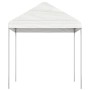 Cenador con techo polietileno blanco 4,46x2,28x2,69 m de vidaXL, Carpas y cenadores - Ref: Foro24-3155502, Precio: 142,99 €, ...