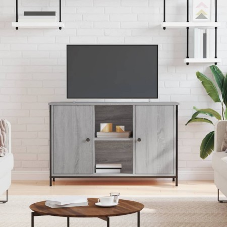 Sonoma gray engineered wood TV cabinet 100x35x65 cm by vidaXL, TV Furniture - Ref: Foro24-832781, Price: 52,99 €, Discount: %