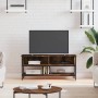 Smoked oak plywood TV cabinet 100x35x45 cm by vidaXL, TV Furniture - Ref: Foro24-832785, Price: 59,87 €, Discount: %