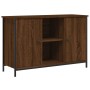 TV stand made of brown oak engineered wood, 100x35x65 cm by vidaXL, TV Furniture - Ref: Foro24-832782, Price: 82,35 €, Discou...