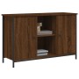 TV stand made of brown oak engineered wood, 100x35x65 cm by vidaXL, TV Furniture - Ref: Foro24-832782, Price: 82,35 €, Discou...