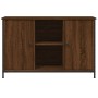 TV stand made of brown oak engineered wood, 100x35x65 cm by vidaXL, TV Furniture - Ref: Foro24-832782, Price: 82,35 €, Discou...