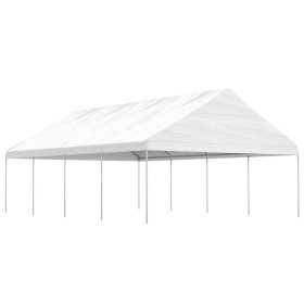 Cenador con techo polietileno blanco 8,92x5,88x3,75 m de vidaXL, Carpas y cenadores - Ref: Foro24-3155520, Precio: 435,99 €, ...