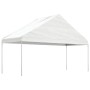 Gazebo with white polyethylene roof 8.92x5.88x3.75 m by vidaXL, Tents and gazebos - Ref: Foro24-3155520, Price: 435,99 €, Dis...