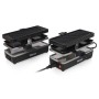 Tristar Raclette-Bügeleisen für 4 Personen RA-2742 schwarz 800W 23,8x10,4 cm von Tristar, Elektrische Grillplatten und Grills...