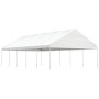 Cenador con techo polietileno blanco 11,15x5,88x3,75 m de vidaXL, Carpas y cenadores - Ref: Foro24-3155521, Precio: 522,39 €,...