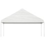 Cenador con techo polietileno blanco 11,15x5,88x3,75 m de vidaXL, Carpas y cenadores - Ref: Foro24-3155521, Precio: 522,39 €,...