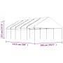 Pavillon mit weißem Polyethylendach 11,15 x 5,88 x 3,75 m von vidaXL, Zelte und Pavillons - Ref: Foro24-3155521, Preis: 522,3...