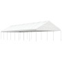 Cenador con techo polietileno blanco 17,84x5,88x3,75 m de vidaXL, Carpas y cenadores - Ref: Foro24-3155524, Precio: 821,05 €,...