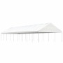 Cenador con techo polietileno blanco 20,07x5,88x3,75 m de vidaXL, Carpas y cenadores - Ref: Foro24-3155525, Precio: 901,99 €,...