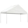 Cenador con techo polietileno blanco 15,61x5,88x3,75 m de vidaXL, Carpas y cenadores - Ref: Foro24-3155523, Precio: 734,99 €,...