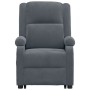 Sillón elevable de terciopelo gris oscuro de vidaXL, Sillones - Ref: Foro24-3124826, Precio: 387,01 €, Descuento: %