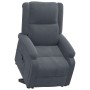 Sillón elevable de terciopelo gris oscuro de vidaXL, Sillones - Ref: Foro24-3124826, Precio: 387,01 €, Descuento: %