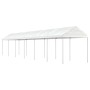 Gazebo with white polyethylene roof 13.38x2.28x2.69 m by vidaXL, Tents and gazebos - Ref: Foro24-3155506, Price: 377,50 €, Di...