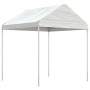 Gazebo with white polyethylene roof 13.38x2.28x2.69 m by vidaXL, Tents and gazebos - Ref: Foro24-3155506, Price: 377,50 €, Di...