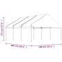 Pavillon mit weißem Polyethylendach 6,69x5,88x3,75 m von vidaXL, Zelte und Pavillons - Ref: Foro24-3155519, Preis: 343,05 €, ...