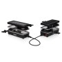 Tristar Raclette-Bügeleisen für 2 Personen RA-2741 schwarz 400 W 23,8 x 10,4 cm von Tristar, Elektrische Grillplatten und Gri...