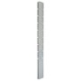 Postes de valla de jardín 40 uds acero galvanizado plata 220 cm de vidaXL, Postes de cerca - Ref: Foro24-3196223, Precio: 5,0...