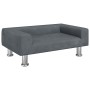 Dark gray velvet dog bed 70x45x26.5 cm by vidaXL, Beds for dogs - Ref: Foro24-171920, Price: 65,59 €, Discount: %